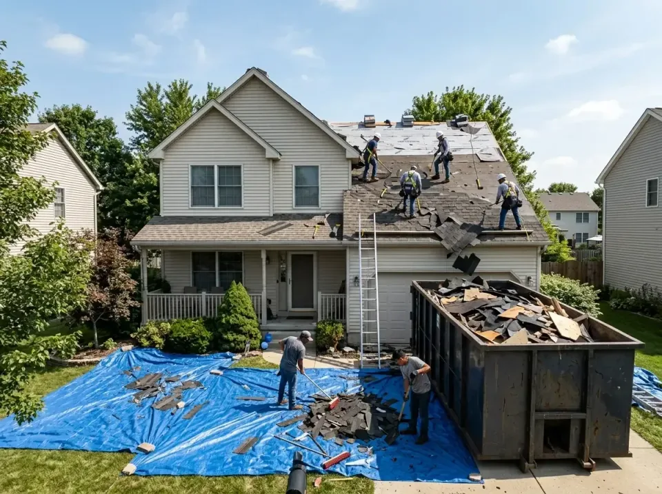 roof-replacement-debris-remova-004 — frequently asked questions, Cheapest Dumpster Rentals in Belleview, FL